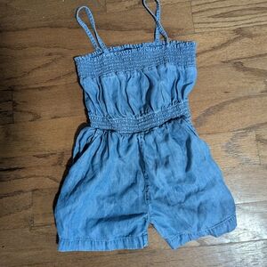 GAP Kids Light Blue Denim Romper